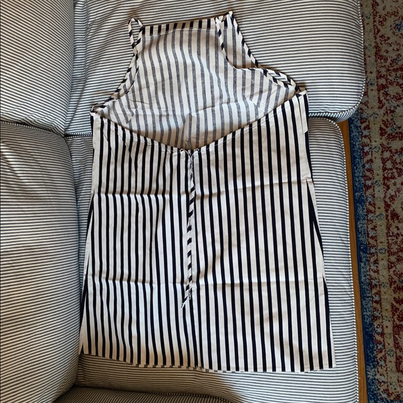 NWT Asos Scoop Back Stripe Dress - Picture 4 of 8